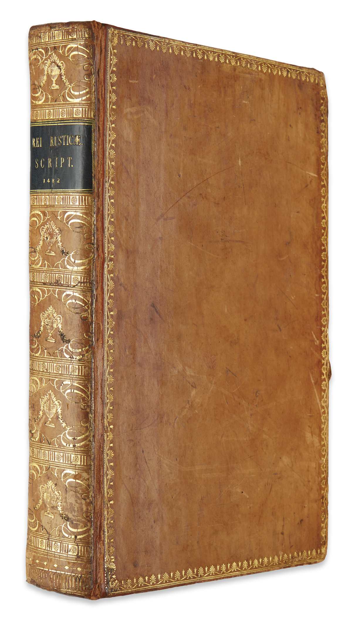 INCUNABULA  CATO; VARRO; COLUMELLA; and PALLADIUS. Scriptores rei rusticae.  1482